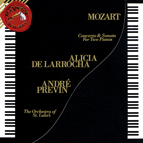 Imagen de apoyo de  MOZART, W.A.: Concerto for 2 Pianos, K. 365 / Sonata for 2 Pianos, K. 448 (Previn, Larrocha, Orchestra of St. Luke's)