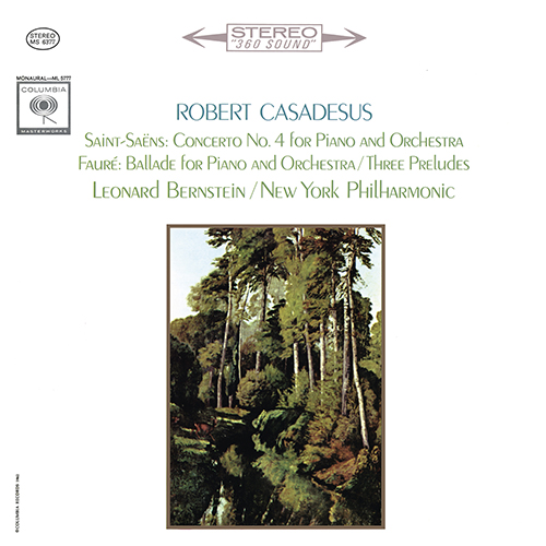 Imagen de apoyo de  SAINT-SAËNS, C.: Piano Concerto No. 4 / FAURÉ, G.: Ballade / Preludes (excerpts) (R. Casadesus, New York Philharmonic, Bernstein)