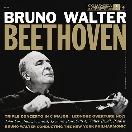 Imagen de apoyo de  BEETHOVEN, L. van: Triple Concerto / Leonore Overture No. 3 (Corigliano Sr., Rose, Hendl, New York Philharmonic, B. Walter)