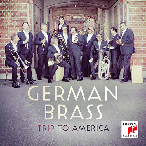 Imagen de apoyo de  Brass Music - BARBER S. / BERNSTEIN, L. / COPLAND, A. / GERSHWIN, G. / PORTER, C. (Trip to America) (German Brass)