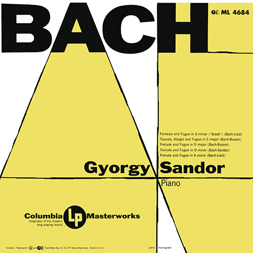 Imagen de apoyo de  BACH, J.S.: Piano Transcriptions (Sándor)