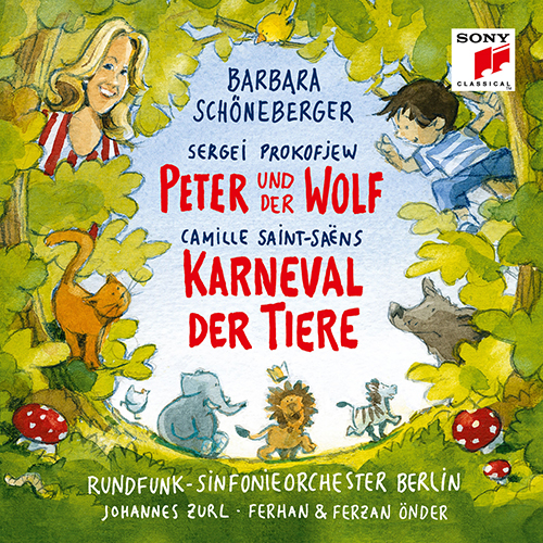 Imagen de apoyo de  SAINT-SAËNS, C: Carnival of the Animals (with narration in German) / PROKOFIEV, S.: Peter and the Wolf (Schöneberger, Zurl)