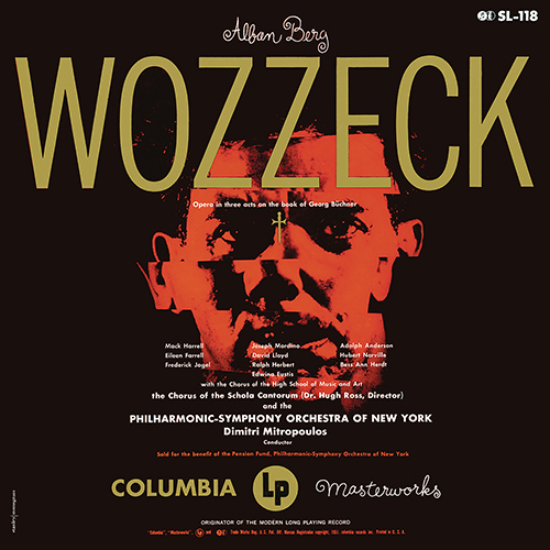 Imagen de apoyo de  BERG, A.: Wozzeck [Opera] (Harrell, Farrell, Jagel, New York Schola Cantorum, New York Philharmonic, Mitropoulos)