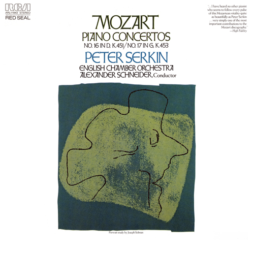 Imagen de apoyo de  MOZART, W.A.: Piano Concertos Nos. 16 and 17 (P. Serkin, English Chamber Orchestra, A. Schneider)