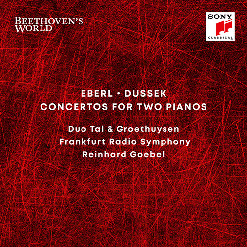 Imagen de apoyo de  BEETHOVEN'S WORLD - Concertos for 2 Pianos - BEETHOVEN, L. van / EBERL, A. / DUSSEK, J.L. (Duo Tal and Groethuysen, Frankfurt Radio Symphony, Goebel)