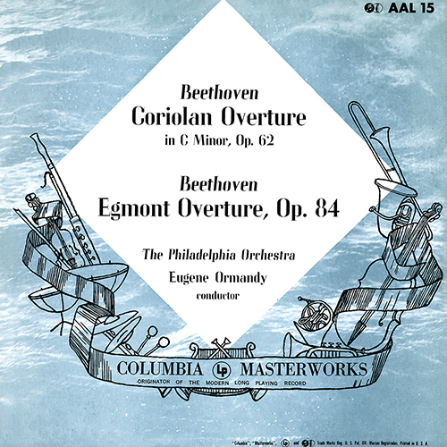 Imagen de apoyo de  BEETHOVEN, L. van: Coriolan Overture / Egmont Overture (Philadelphia Orchestra, Ormandy)