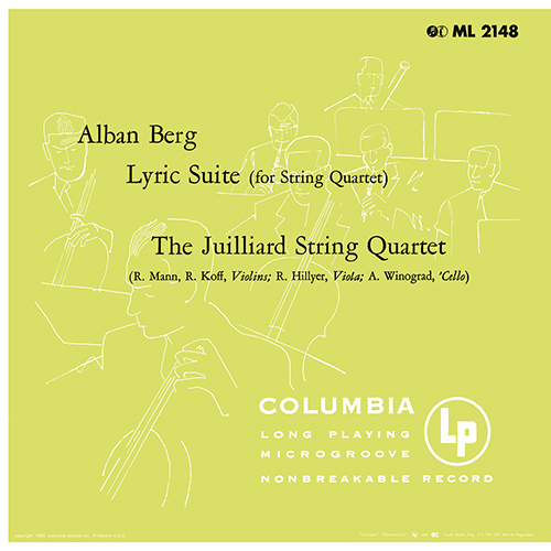 Imagen de apoyo de  BERG, A.: Lyric Suite / RAVEL, M.: String Quartet in F Major (Juilliard String Quartet)