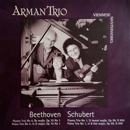 Imagen de apoyo de  BEETHOVEN, L. van: Piano Trio No. 5, "Ghost" / SCHUBERT, F.: Piano Trio No. 1 (Arman Trio)