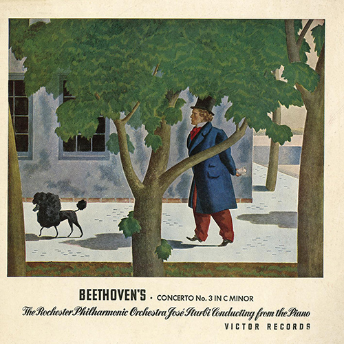 Imagen de apoyo de  BEETHOVEN, L. van: Piano Concerto No. 3 (J. Iturbi, Rochester Philharmonic)
