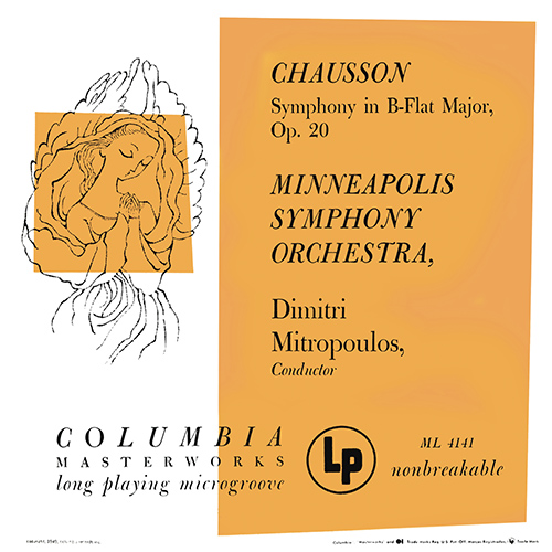 Imagen de apoyo de  CHAUSSON, E.: Symphony, Op. 20 / WALTON, W.: Portsmouth Point: Overture (Minneapolis Symphony, Mitropoulos)