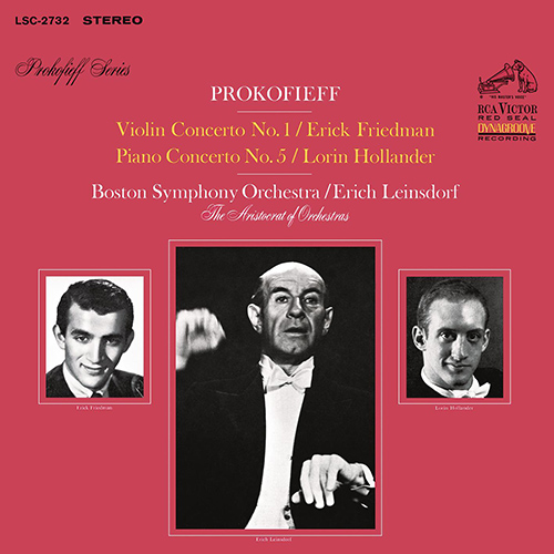 Imagen de apoyo de  PROKOFIEV, S.: Violin Concerto No. 1 / Piano Concerto No. 5 (Friedman, Hollander, Boston Symphony, Leinsdorf)