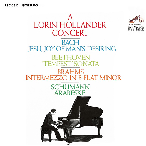 Imagen de apoyo de  Piano Recital: Hollander, Lorin - BACH, J.S. / BEETHOVEN, L. van / BRAHMS, J. / SCHUMANN, R.