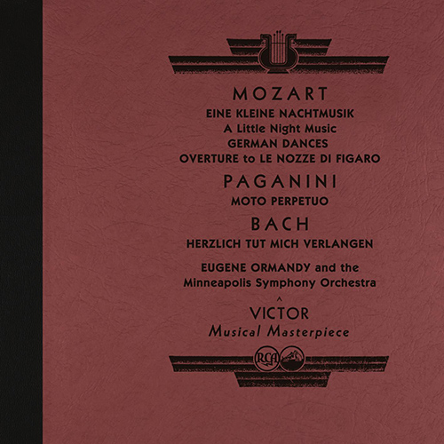 Imagen de apoyo de  MOZART, W.A.: Serenade No. 13, "Eine kleine Nachtmusik / German Dances (Minneapolis Symphony, Ormandy)