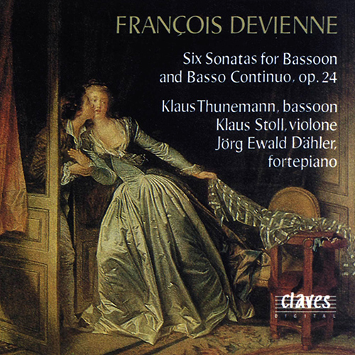Imagen de apoyo de  DEVIENNE, F.: Bassoon Sonatas Nos. 1-6 (Thunemann, Stoll, Dähler)