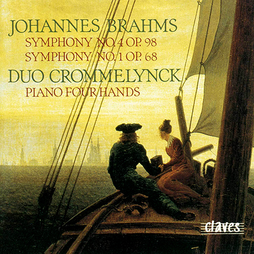Imagen de apoyo de  BRAHMS, J.: Symphonies Nos. 1 and 4 (version for piano 4 hands) (Duo Crommelynck)