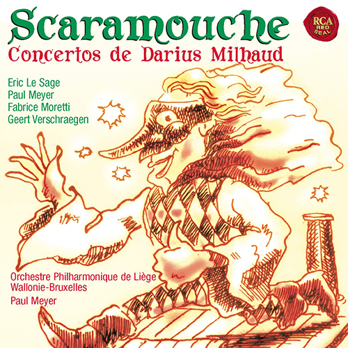 Imagen de apoyo de  MILHAUD, D.: Scaramouche / Le carnaval d'Aix / Percussion Concerto (Le Sage, Moretti, Verschraegen, Liège Philharmonic, P. Meyer)