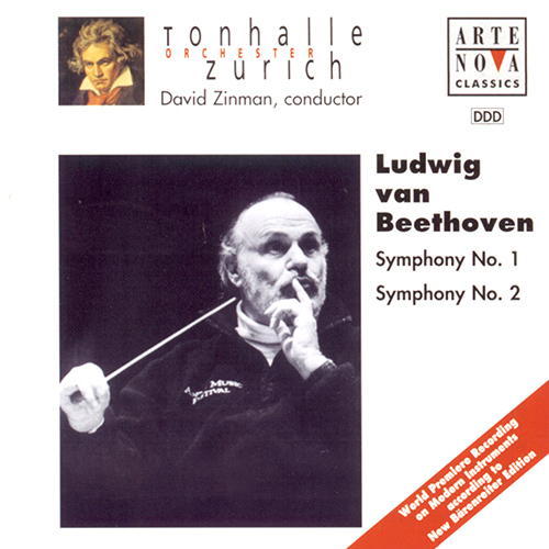 Imagen de apoyo de  BEETHOVEN, L. van: Symphonies Nos. 1 and 2 (Zürich Tonhalle Orchestra, D. Zinman)