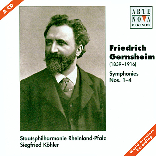Imagen de apoyo de  GERNSHEIM, F.: Symphonies Nos. 1-4 (Rheinland-Pfalz State Philharmonic, Köhler)
