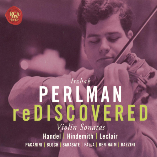 Imagen de apoyo de  Violin Recital: Perlman, Itzhak - HANDEL, G.F. / HINDEMITH, P. / LECLAIR, J.-M. / PAGANINI, N. / SARASATE, P. de (Perlman Rediscovered)