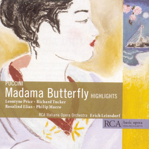 Imagen de apoyo de  PUCCINI, G.: Madama Butterfly [Opera] (Highlights) (Price, Tucker, Elias, Maero, RCA Italiana Opera Orchestra, Leinsdorf)