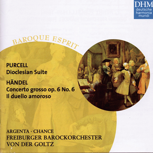 Imagen de apoyo de  PURCELL, H.: History of Dioclesian (The) / HANDEL, G.F.: Concerto Grosso / Amarilli vezzosa, "Il duello amoroso" (Freiburg Baroque Orchestra, Goltz)