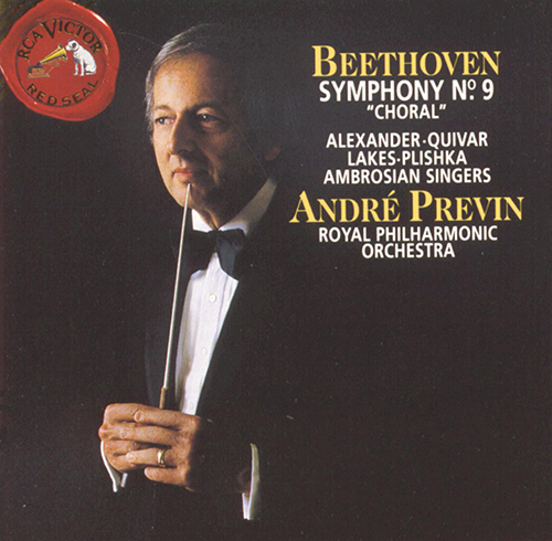 Imagen de apoyo de  BEETHOVEN, L. van: Symphony No. 9, "Choral" (Alexander, Quivar, Lakes, Plishka, Ambrosian Singers, Royal Philharmonic, Previn)