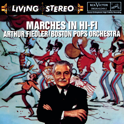 Imagen de apoyo de  Orchestral Music - MENDELSSOHN, Felix / BERLIOZ, H. / GOULD, M. / SIBELIUS, J. (Marches in Hi Fi) (Boston Pops Orchestra, Fiedler)
