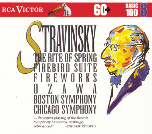 Imagen de apoyo de  STRAVINSKY, I.: Sacre du printemps (Le) (The Rite of Spring) / The Firebird Suite / Fireworks (Boston Symphony, Chicago Symphony, Seiji Ozawa)
