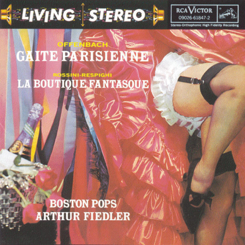 Imagen de apoyo de  ROSENTHAL, M.: Gaîté Parisienne (after J. Offenbach) / RESPIGHI, O.: La boutique fantasque (Boston Pops Orchestra, Fiedler)