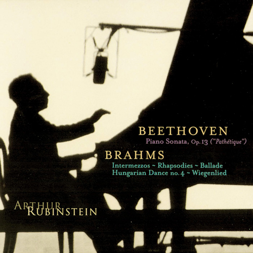 Imagen de apoyo de  BEETHOVEN, L. van: Piano Sonata No. 8, "Pathétique" / BRAHMS, J.: Intermezzi / Rhapsodies / Ballade (Rubinstein Collection, Vol. 10)