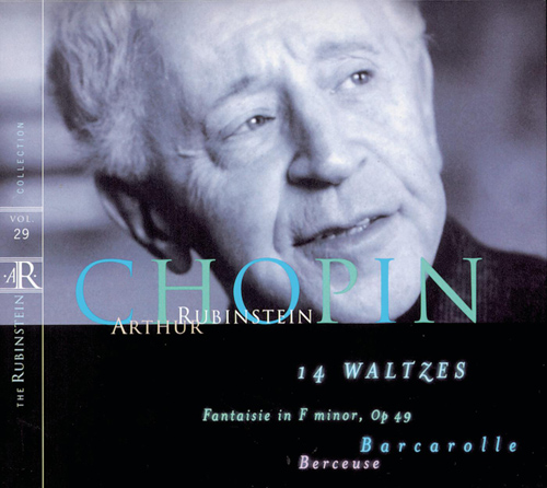 Imagen de apoyo de  CHOPIN, F.: Waltzes Nos. 1-14 / Fantasy, Op. 49 / Barcarolle / Berceuse (Rubinstein Collection, Vol. 29)