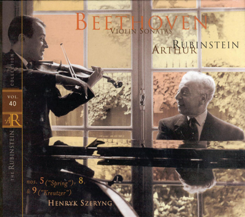 Imagen de apoyo de  BEETHOVEN, L. van: Violin Sonatas Nos. 5, "Spring", 8 and 9, "Kreutzer" (Rubinstein Collection, Vol. 40) (Szeryng, Rubinstein)