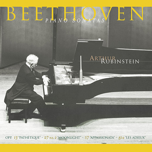 Imagen de apoyo de  BEETHOVEN, L. van: Piano Sonatas Nos. 8, "Pathétique", 14, "Moonlight", 23, "Appassionata" and 26 (Rubinstein Collection, Vol. 56)