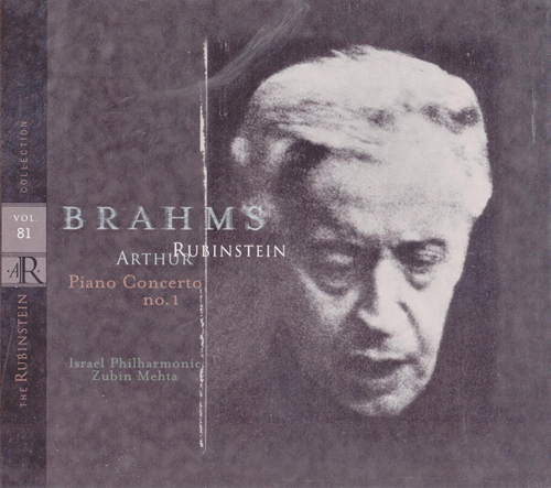 Imagen de apoyo de  BRAHMS, J.: Piano Concerto No. 1 (Rubinstein Collection, Vol. 81) (Rubinstein, Israel Philharmonic,  Mehta)