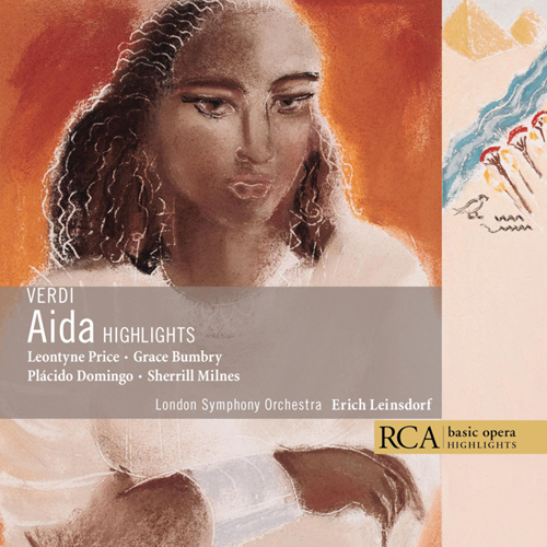 Imagen de apoyo de  VERDI, G.: Aida [Opera] (Highlights) (Bumbry, Domingo, Milnes, L. Price, Raimondi)