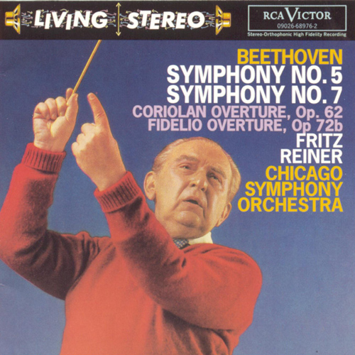 Imagen de apoyo de  BEETHOVEN, L. van: Symphonies Nos. 5 and 7 / Coriolan Overture / Fidelio Overture (Chicago Symphony, Reiner)