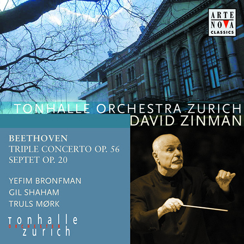 Imagen de apoyo de  BEETHOVEN, L. van: Triple Concerto / Septet (Shaham, Mørk, Bronfman, Zürich Tonhalle Orchestra, D. Zinman)