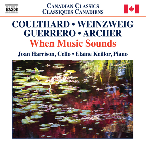 Imagen de apoyo de  Cello Music (Canadian) - COULTHARD, J. / WEINZWEIG, J. / GUERRERO, A. / ARCHER, V. (When Music Sounds) (J. Harrison, Keillor)