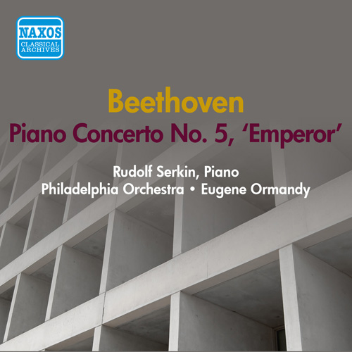 Imagen de apoyo de  BEETHOVEN: Piano Concerto No. 5 (Serkin) (1950)