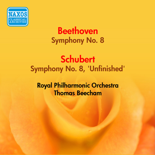 Imagen de apoyo de  BEETHOVEN, L.: Symphony No. 8 / SCHUBERT, F.: Symphony No. 8, "Unfinished" (Beecham) (1951)