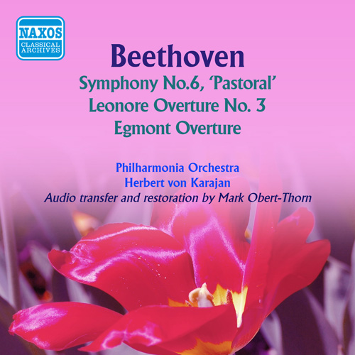 Imagen de apoyo de  BEETHOVEN, L. van: Symphony No. 6 / Leonore Overture No. 3 (Philharmonia Orchestra, Karajan) (1953)
