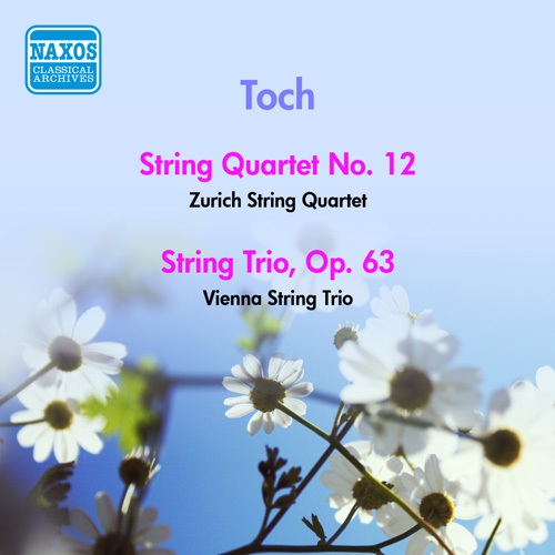 Imagen de apoyo de  TOCH, E.: String Quartet No. 12 / String Trio, Op. 63 (Vienna String Trio, Zürich String Quartet) (1958)