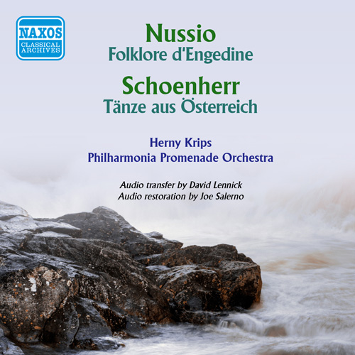 Imagen de apoyo de  NUSSIO, O.: Folklore d'Engadine / SCHONHERR, M.: Tanze aus Osterreich (Viennese Dances, Vol. 1) (Philharmonia Promenade Orchestra, Krips) (1958)