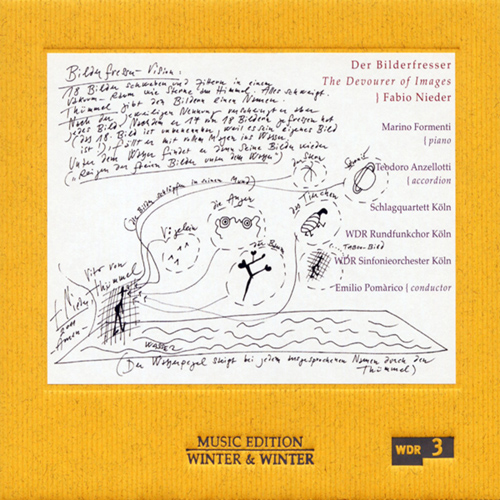 Imagen de apoyo de  NIEDER, F.: Bilderfresser (Der) (Formenti, Anzellotti, Schlagquartett Köln, West German Radio Chorus and Symphony, Pomàrico)