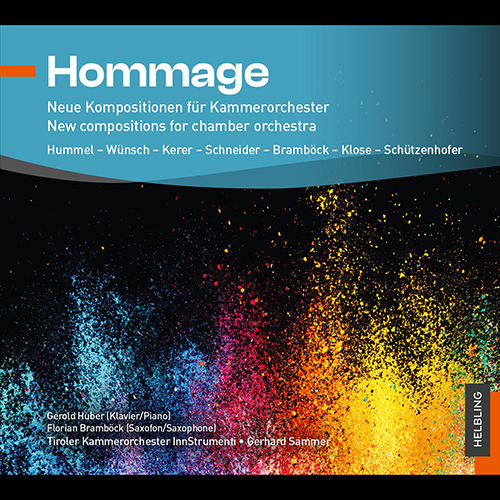 Imagen de apoyo de  New Compositions for Chamber Orchestra - HUMMEL, B. / WÜNSCH, C. / KERER, M. / BRAMBÖCK, F. (Hommage) (Huber, Bramböck, Sammer)