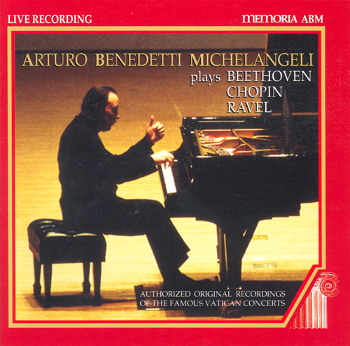 Imagen de apoyo de  Piano Recital: Michelangeli, Arturo Benedetti - BEETHOVEN / CHOPIN / RAVEL (1987)