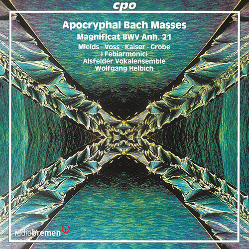 Imagen de apoyo de  BACH, J.S.: Masses, BWV Anh. 25 and 26 / Magnificat, BWV Anh. 21 (Mields, Voss, Kaiser, Grobe, Alsfelder Vocal Ensemble, I Febiarmonici, Helbich)