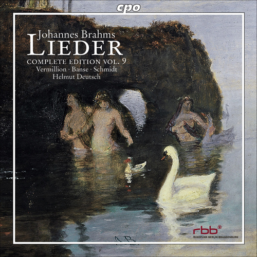 Imagen de apoyo de  BRAHMS, J.: Lieder (Complete Edition, Vol. 9) (Banse, Vermillion, Schmidt, Deutsch)