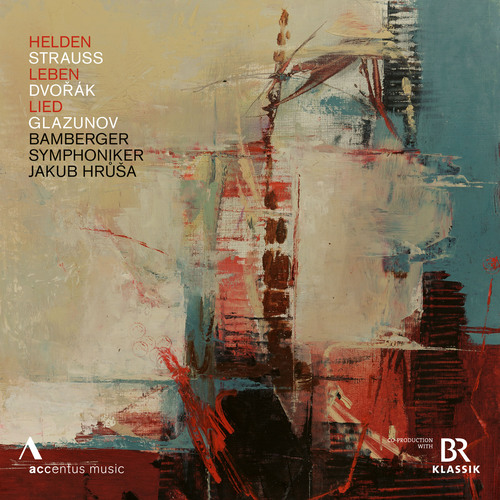 Imagen de apoyo de  STRAUSS, R.: Heldenleben (Ein) / DVOŘÁK, A.: Hero's Song (A) / GLAZUNOV, A.K.: A la memoire d'un heros (Vandenbogaerde, Bamberg Symphony, Hrůša)