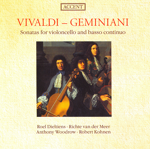 Imagen de apoyo de  Cello Music - VIVALDI, A. / GEMINIANI, F. (Sonatas for violoncello and basso continuo) (Dieltiens)